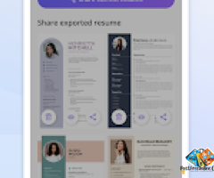 My Resume Builder CV maker App free, create Resume on Mobile / 4