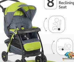 Chicco Cortina CX Stroller with 8-Reclining Positions,Pram for boys and girls, 0-4 years / 5