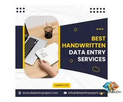 Best Handwritten Data Entry Services