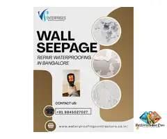 Wall Seepage Repair Waterproofing in Bangalore