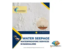 Water Seepage Waterproofing Services in Bangalore
