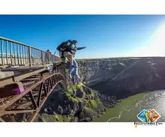 Jumping Out Plane