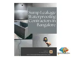 Sump Leakage Waterproofing Contractors in Bangalore