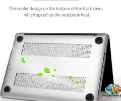 Front &amp; Back Case for Mac-book Pro 15 inch  (Black, Hard Case, Pack of: 1) / 5