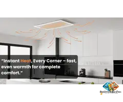 Infrared Panel Heater with LED lighting - Lux Plus​