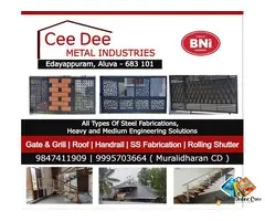Excellent Stainless Steel fabrication Works Ernakulam Kochi Aluva Pe***bavoor Edappally