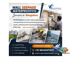 Wall Seepage Waterproofing Services in Bangalore