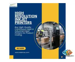 Buy High-Quality Continuous Inkjet & Industrial Inkjet Printers for Product Coding | Redemac