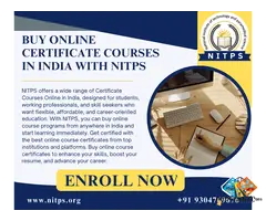 Certificate Courses | online courses with certificates |Nitps