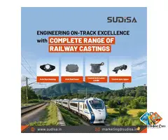 Best Railway Casting Manufacturer - Sudisa