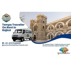 Tempo Traveller on Rent in Rajkot – Affordable & Comfortable Travel
