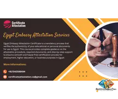 Egypt Embassy Attestation Certificate Course
