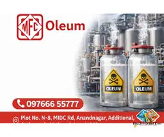 What are the risks involved in handling Oleum?