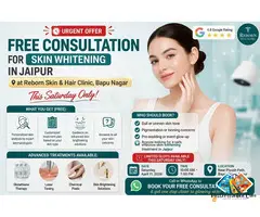 Free Consultation for Skin Whitening Treatment in Bapu Nagar, Jaipur