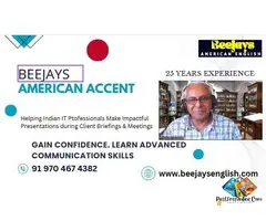 Beejay,s American Accent MasterClassfor S/W Professionals and AI StartupEntrepreneurs