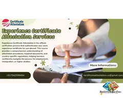 Experience Certificate Attestation Course