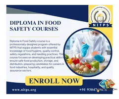Diploma in Food Safety course