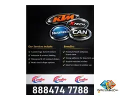 Eye-Catching 3D Stickers for Your Business | Bulk Orders Welcome| Creative Zone | 482