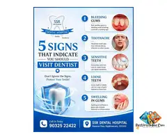 5 Signs You Should Visit a Dentist| SSR Dental|Rajahmundry