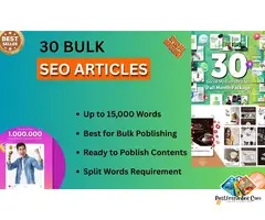 🎯 I will write bulk SEO articles & monthly content for blogs and websites that drive traffic ✍️📈