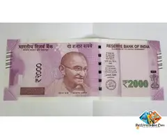 India 2018 Rs.2000 Magenta Purple Pink Rare Note