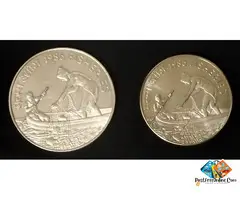 India FAO 1986 Fisheries Machimar Rs 50 and 20 Rupees Fifty and Twenty 2 Coin