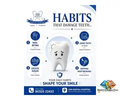 Habits That Damage Teeth | SSR Dental Hospital | Best Dental Clinic In Rajahmundry