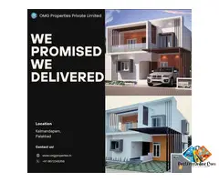 A Unique Designed 3 BHK Villa For Sale In Palakkad Town