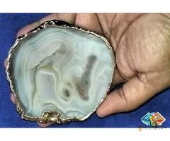 Vintage Old Natural Ori***al Muhammad (PBUH) on Sulemani Hakik Hakeek Aqeeq Agate Stone