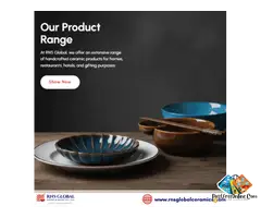 Shop Khurja Ceramic Salad Bowl for Elegant Dining & Serving