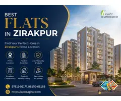 3 BHK Flat in Dhakoli for Sale | Ready to Move Semi-Furnished Flat