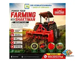 Shaktiman Rotary Tiller in Madurai | Heavy-Duty Rotavator for Every Soil Type