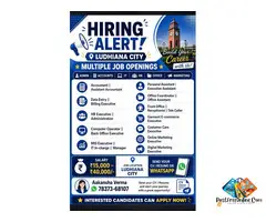 🔥 LUDHIANA MEGA HIRING | MULTIPLE JOB OPPORTUNITIES 🔥