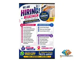 🔥 MULTIPLE OPENINGS || MERCHANDISERS • FASHION DESIGNERS • CAD DESIGNERS • GRAPHIC DESIGNERS 🔥