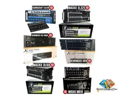 Behringer X32, Midas M32 LIVE, Yamaha MGX, Soundcraft Ui24R, PreSonus