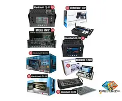 Behringer X32, Midas M32 LIVE, Yamaha MGX, Soundcraft Ui24R, PreSonus