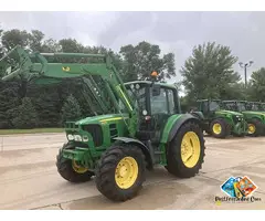 MFWD IVT Transmission, Front axel suspension, Front loader with joystick controller 2011 JD 6430
