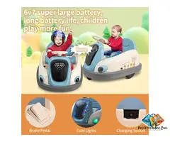 Electric Bumper Car, Bumper Car 6V for Toddlers, Electric Ride On Bumper Car for Kids & Toddlers