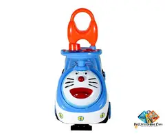 Doraemon Rider Magic Car for Kids – Music & Lights Push Ride-On, Frog Scooter, Tricycle & No