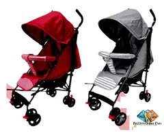 Linen Fabric S500 Baby Stroller 8 Wheel – Foldable Portable Stroller