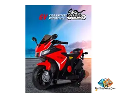 AT-1166(RED) Bike Battery Operated Ride On (Red) – Kids Electric Ride-On Motorcycle with LED Lights