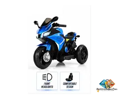 AT-1166(RED) Bike Battery Operated Ride On (Red) – Kids Electric Ride-On Motorcycle with LED Lights