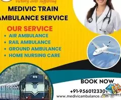 Choose Medivic Train Ambulance Service in Silchar to safely Transportation Your Critical Patient / 1