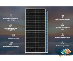 ADM Solar 550 Wp with 12 years warranty N Type TopCon Solar panels