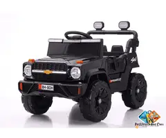 Chevrolet Jeep Battery Operated Ride On (Yellow) Kids Ride On Jeep – 12V 4WD Electric SUV for Kids