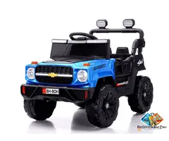 Chevrolet Jeep Battery Operated Ride On (Yellow) Kids Ride On Jeep – 12V 4WD Electric SUV for Kids