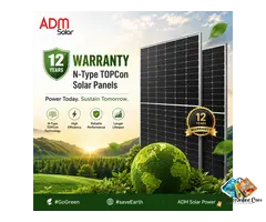 12 years warranty N-Type TopCon Solar panels| ADM Solar