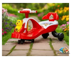 # Teddy Twister Magic Car – Red & Yellow | Swing Car for Kids