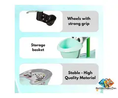 Magic Swing Car for Kids with Music & LED Lights – C. Green