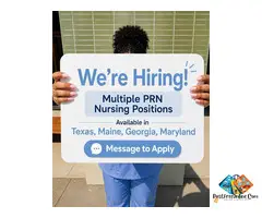🩺 PRN NURSING OPPORTUNITIES — NOW HIRING!